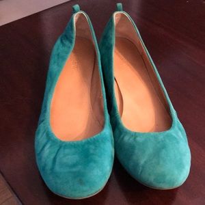 J. Crew suede flats